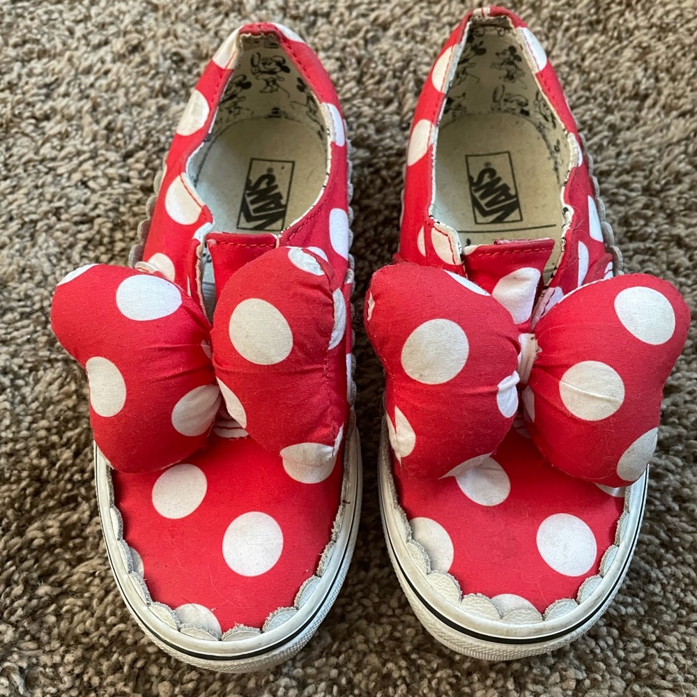 Disney x Vans Collab Kids Minnie Mouse shoes 13